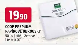 Terno Coop premium papírové ubrousky nabídka
