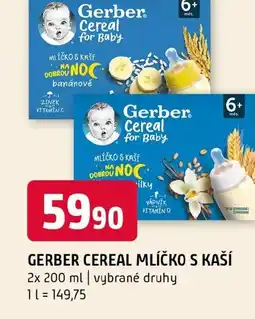 Terno Gerber cereal mlíčko s kaší nabídka