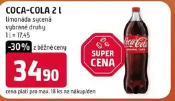 Terno COCA-COLA limonáda sycená nabídka