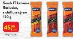 MP Krásno Snack IT kabanos Exclusive, s chilli, se sýrem nabídka