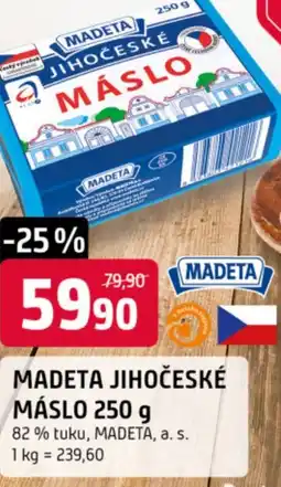 Trefa Madeta jihočeské máslo nabídka