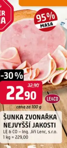 Trefa Šunka zvonařka nejvyšší jakosti nabídka