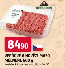 Trefa Vepřové a hovězí maso mělněné nabídka