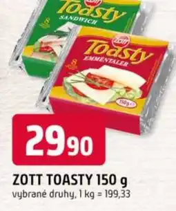 Trefa Zott toasty nabídka