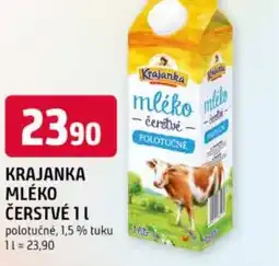 Trefa Krajanka mléko čerstvé nabídka