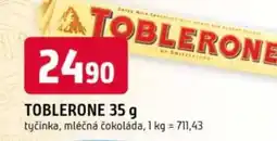 Trefa Toblerone nabídka