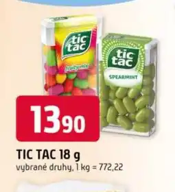 Trefa Tic tac nabídka