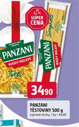 Trefa Panzani těstoviny nabídka