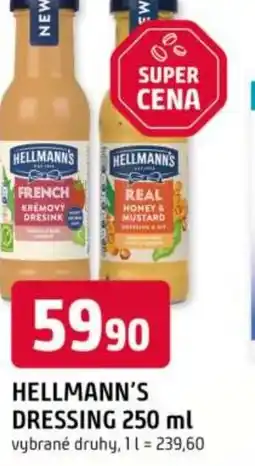 Trefa Hellmann's dressing nabídka