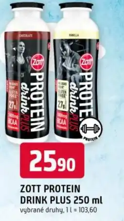 Trefa Zott protein drink plus nabídka