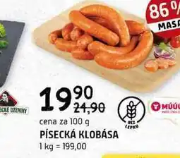 Terno Písecká klobása 100g nabídka