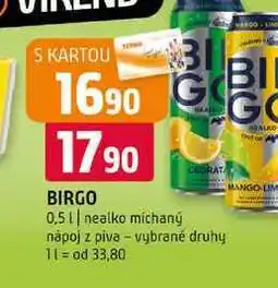 Terno BIRGO 0,5l nealko míchaný nabídka