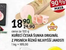 Terno Kuřecí Originál Česká šunka 100g nabídka