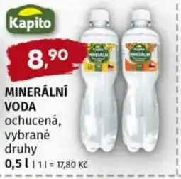 Trefa Kapito Minerální voda nabídka