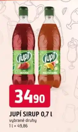Trefa Jupí sirup nabídka