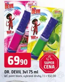 Trefa DR. DEVIL 3v1 nabídka