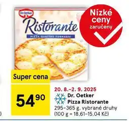 Tesco Dr. oetker pizza ristorante nabídka