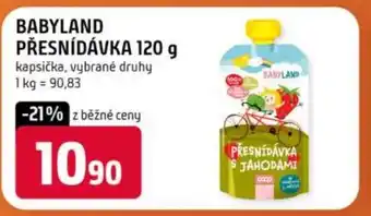 Trefa Babyland přesnídávka nabídka
