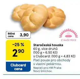 Tesco Staročeská houska nabídka