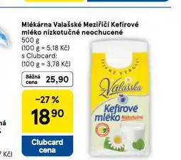 Tesco Kefírové mléko nízkotučné neochucené nabídka