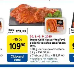 Tesco Vepřová pečeně ve středomořském stylu nabídka
