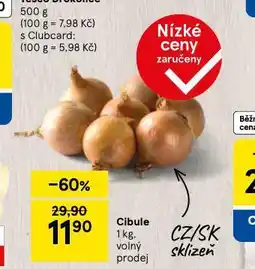 Tesco Cibule nabídka