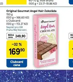 Tesco Original gourmet angel hair čokoláda nabídka