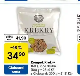 Tesco Kompek krekry nabídka