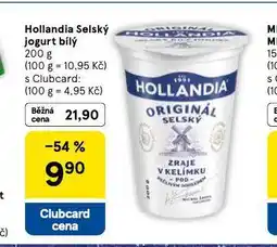 Tesco Hollandia selský jogurt nílý nabídka