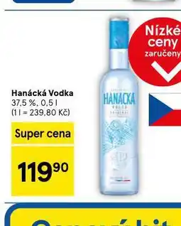 Tesco Hanácká vodka nabídka