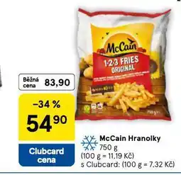 Tesco Mccain hranolky nabídka