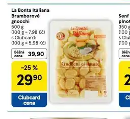 Tesco La bonta italiana bramborové gnocchi nabídka
