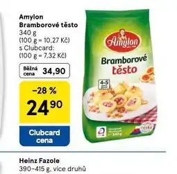 Tesco Amylon bramborové těsto nabídka