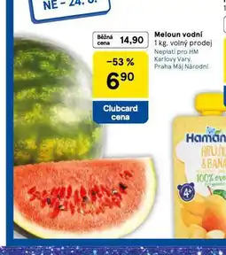 Tesco Meloun vodní nabídka