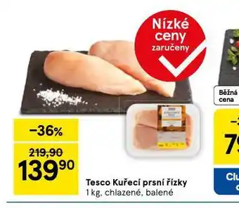 Tesco Kuřecí prsní řízky nabídka