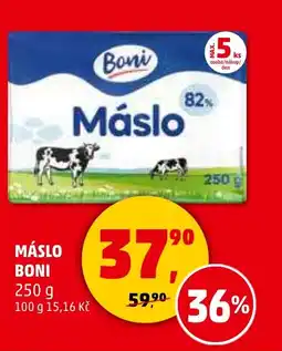 Penny Market Boni Máslo nabídka