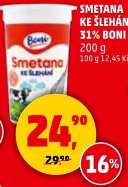 Penny Market Boni Smetana ke šlehání 31% nabídka
