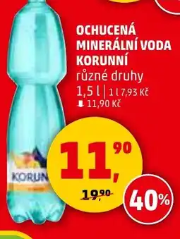 Penny Market Korunní Ochucená minerální voda nabídka