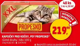 Penny Market PROPESKO Kapsičky pro kočky, psy nabídka
