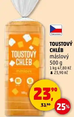 Penny Market Toustový chléb nabídka