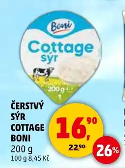 Penny Market Boni Čerstvý sýr cottage nabídka