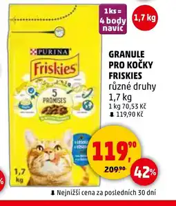 Penny Market Granule pro kočky Friskies nabídka