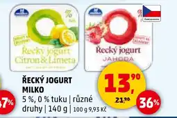 Penny Market Řecký jogurt Milko nabídka
