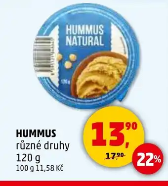 Penny Market Hummus nabídka
