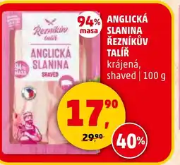 Penny Market Anglická slanina Řezníkův Talíř nabídka