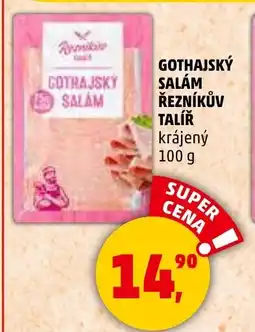 Penny Market Gothajský salám Řezníkův Talíř nabídka