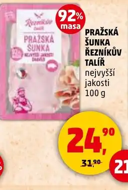 Penny Market Pražská šunka Řezníkův Talíř nabídka