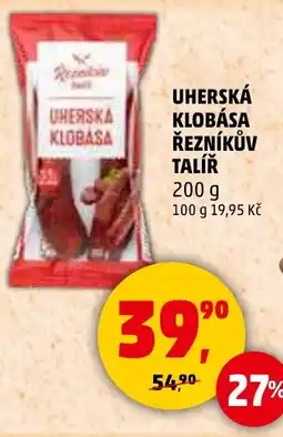 Penny Market Uherská klobása Řezníkův Talíř nabídka