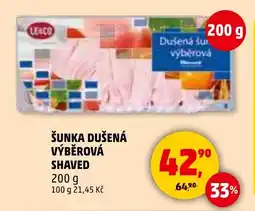 Penny Market Šunka dušená výběrová shaved nabídka