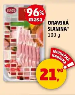 Penny Market LE&CO Oravská slanina nabídka